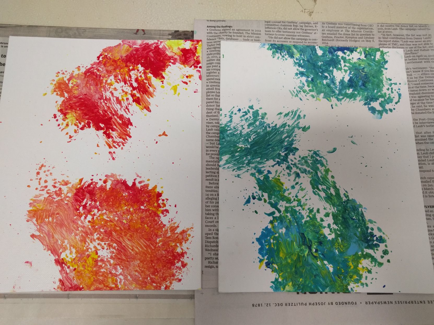 Raven paintings